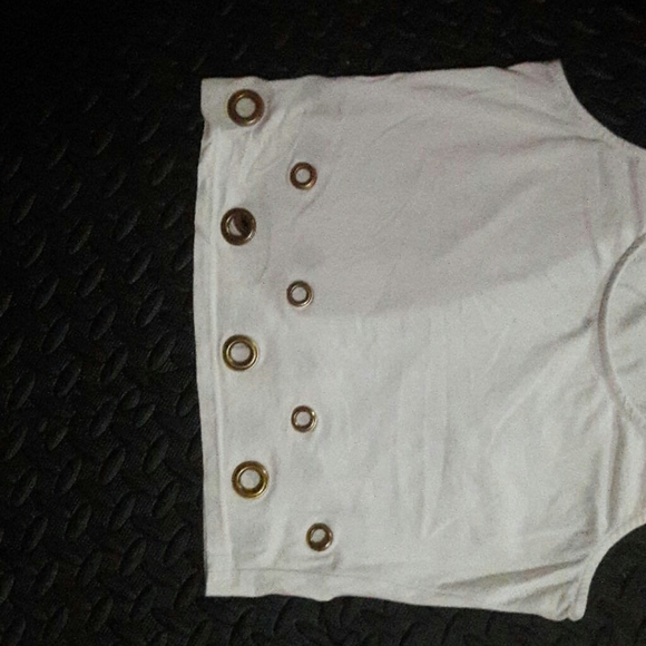 A white crop top from Koovs. - Picture 2 of 4